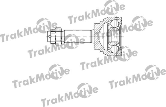 TrakMotive 40-0682 - Шарнірний комплект, ШРУС, приводний вал autozip.com.ua