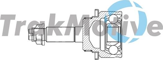 TrakMotive 40-0805 - Шарнір, ШРУС, приводний вал autozip.com.ua