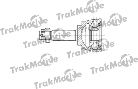 TrakMotive 40-0735 - Шарнірний комплект, ШРУС, приводний вал autozip.com.ua