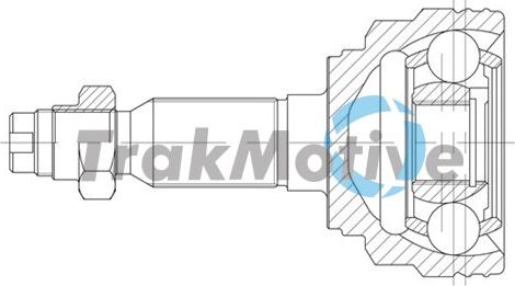 TrakMotive 40-0771 - Шарнірний комплект, ШРУС, приводний вал autozip.com.ua