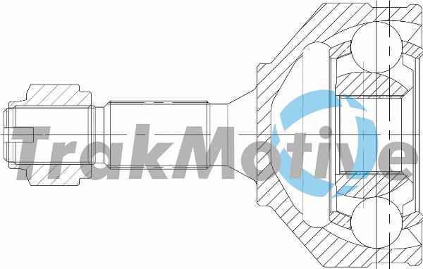 TrakMotive 40-1009 - Шарнірний комплект, ШРУС, приводний вал autozip.com.ua