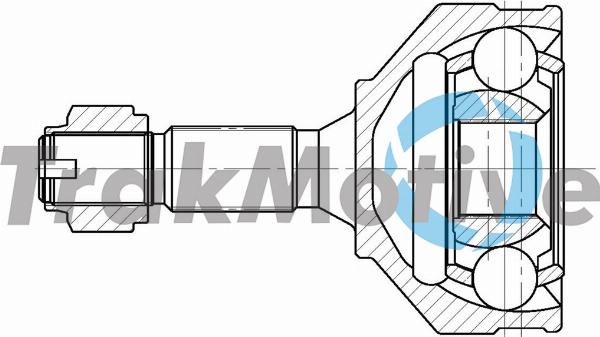 TrakMotive 40-1005 - Шарнір, ШРУС, приводний вал autozip.com.ua