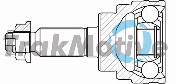 TrakMotive 40-1003 - Шарнір, ШРУС, приводний вал autozip.com.ua