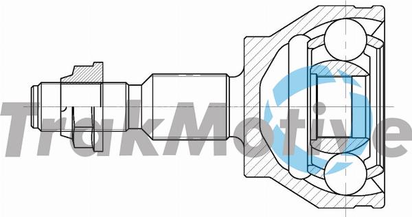 TrakMotive 40-1002 - Шарнір, ШРУС, приводний вал autozip.com.ua