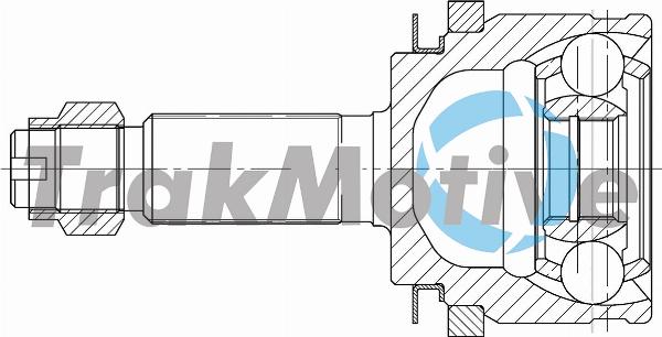 TrakMotive 40-1011 - Шарнір, ШРУС, приводний вал autozip.com.ua
