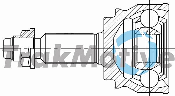 TrakMotive 40-1028 - Шарнір, ШРУС, приводний вал autozip.com.ua