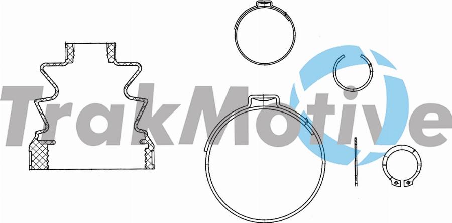 TrakMotive 50-0528 - Пильник, приводний вал autozip.com.ua