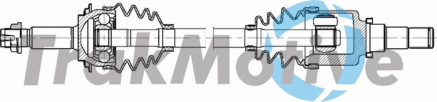 TrakMotive 30-1930 - Приводний вал autozip.com.ua