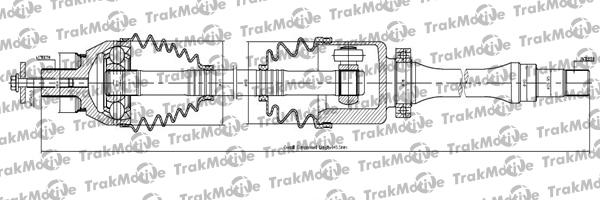 TrakMotive 30-1141 - Приводний вал autozip.com.ua