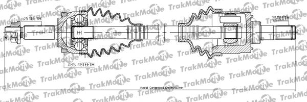 TrakMotive 30-1155 - Приводний вал autozip.com.ua