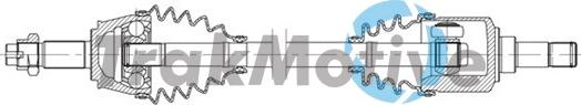 TrakMotive 30-1315 - Приводний вал autozip.com.ua
