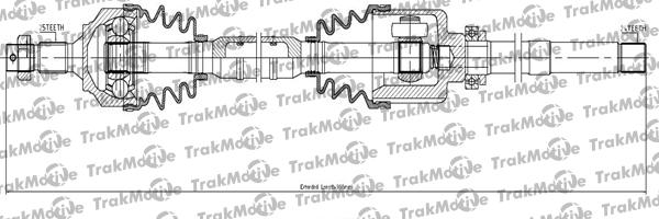 TrakMotive 30-1216 - Приводний вал autozip.com.ua