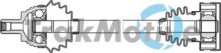 TrakMotive 30-1744 - Приводний вал autozip.com.ua