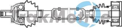 TrakMotive 30-1745 - Приводний вал autozip.com.ua