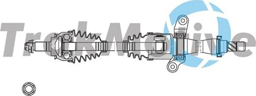 TrakMotive 30-1729 - Приводний вал autozip.com.ua
