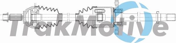 TrakMotive 30-2663 - Приводний вал autozip.com.ua