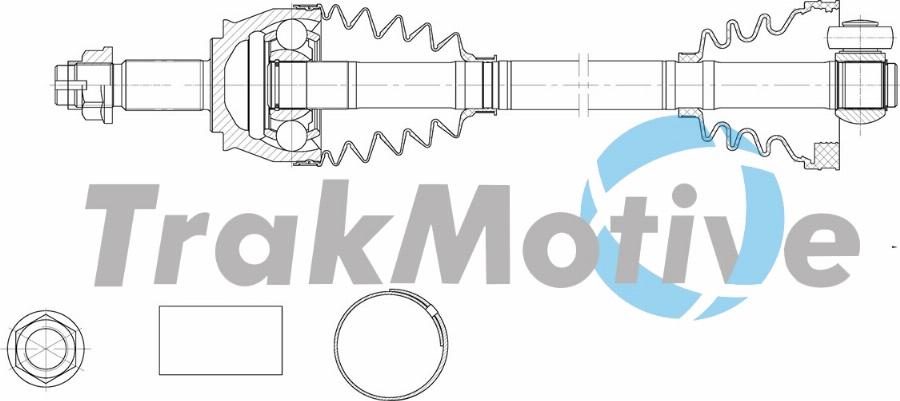 TrakMotive 30-2146 - Приводний вал autozip.com.ua