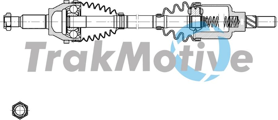 TrakMotive 30-2140 - Приводний вал autozip.com.ua