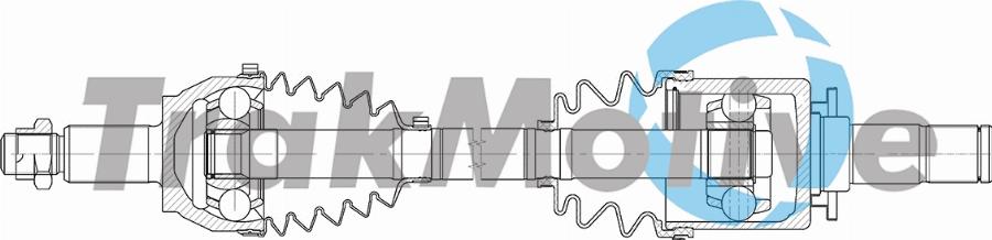 TrakMotive 30-2115 - Приводний вал autozip.com.ua