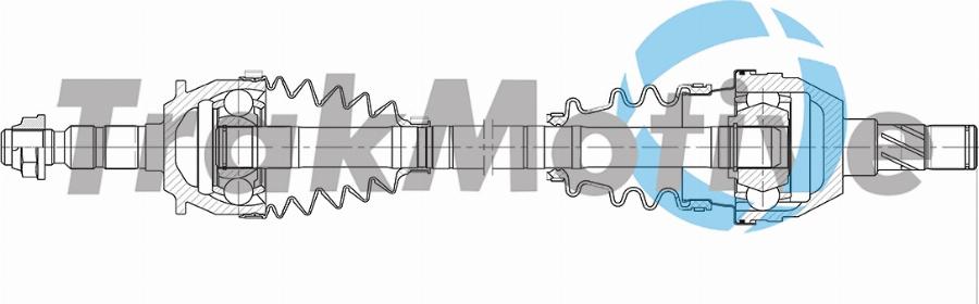 TrakMotive 30-2121 - Приводний вал autozip.com.ua