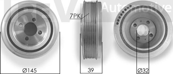 Trevi Automotive PC1041 - Ремінний шків, колінчастий вал autozip.com.ua