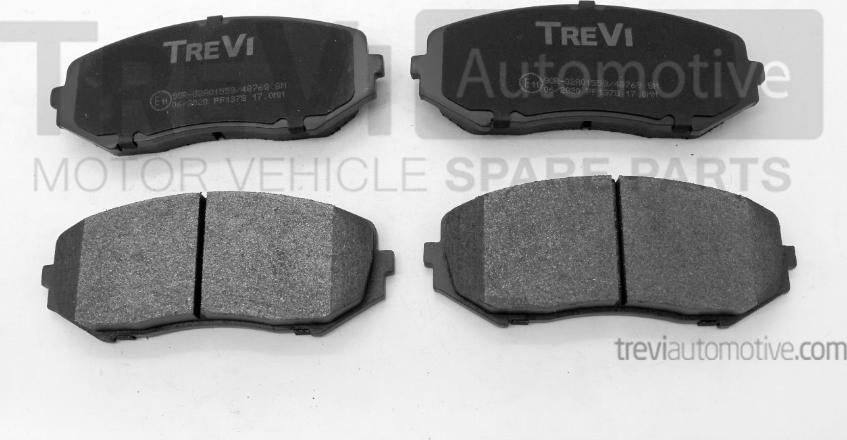 Trevi Automotive PF1378 - Гальмівні колодки, дискові гальма autozip.com.ua