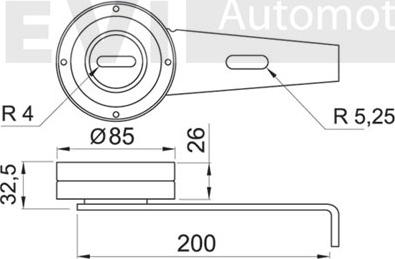 Trevi Automotive TA1348 - Паразитний / провідний ролик, поліклиновий ремінь autozip.com.ua