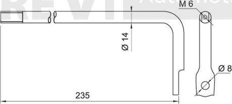 Trevi Automotive TA1765 - Натягувач ременя, клинові зуб. autozip.com.ua