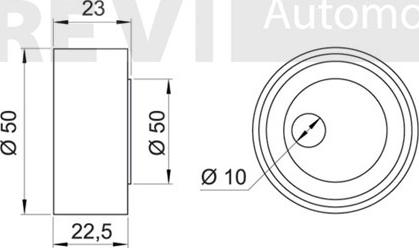 Trevi Automotive TD1164 - Натяжна ролик, ремінь ГРМ autozip.com.ua