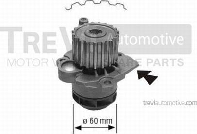 Trevi Automotive TP975 - Водяний насос autozip.com.ua