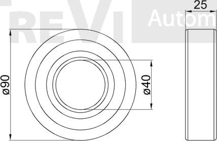 Trevi Automotive WB1211 - Комплект підшипника маточини колеса autozip.com.ua