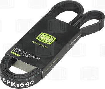 Trialli 6PK1690 - Поліклиновий ремінь autozip.com.ua