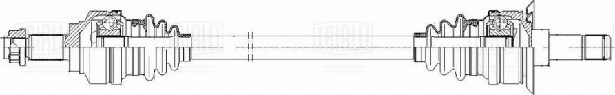Trialli AR 2614 - Приводний вал autozip.com.ua