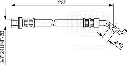 Trialli BF 4650 - Гальмівний шланг autozip.com.ua