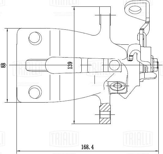 Trialli CF 032120 - Гальмівний супорт autozip.com.ua
