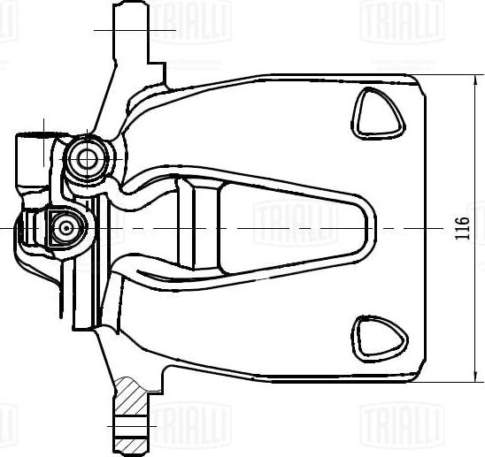 Trialli CF 162109 - Гальмівний супорт autozip.com.ua