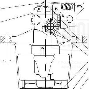 Trialli CF 102068 - Гальмівний супорт autozip.com.ua