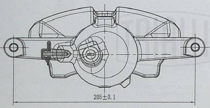 Trialli CF 182569 - Гальмівний супорт autozip.com.ua