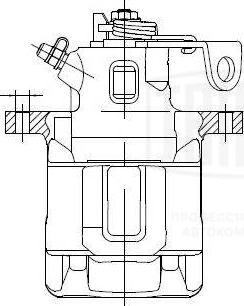 Trialli CF 182014 - Гальмівний супорт autozip.com.ua