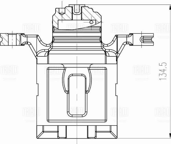 Trialli CF 800419 - Гальмівний супорт autozip.com.ua