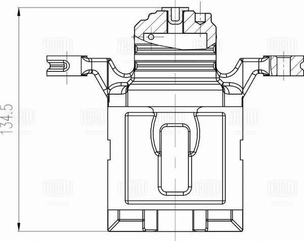 Trialli CF 800418 - Гальмівний супорт autozip.com.ua