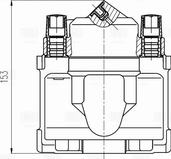 Trialli CF 800355 - Гальмівний супорт autozip.com.ua