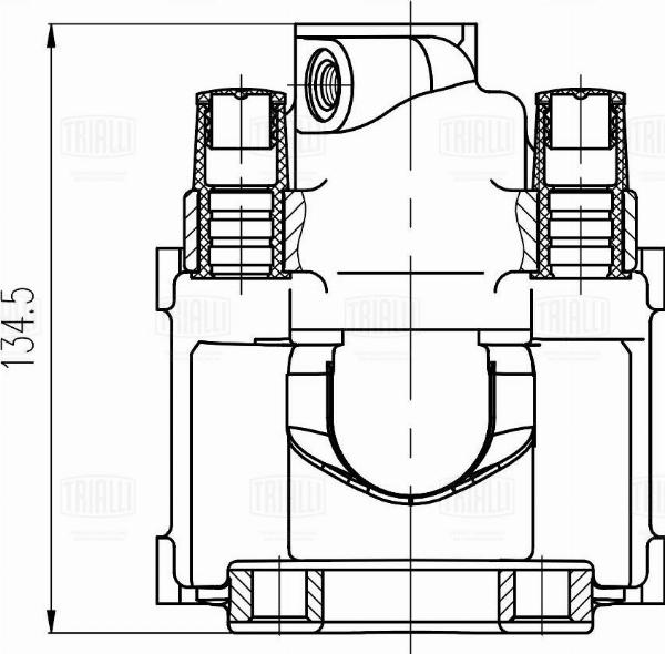 Trialli CF 800380 - Гальмівний супорт autozip.com.ua