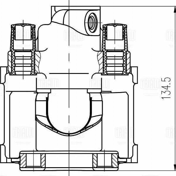 Trialli CF 800379 - Гальмівний супорт autozip.com.ua