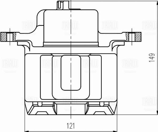 Trialli CF 209501 - Гальмівний супорт autozip.com.ua