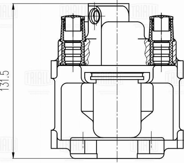 Trialli CF 208102 - Гальмівний супорт autozip.com.ua