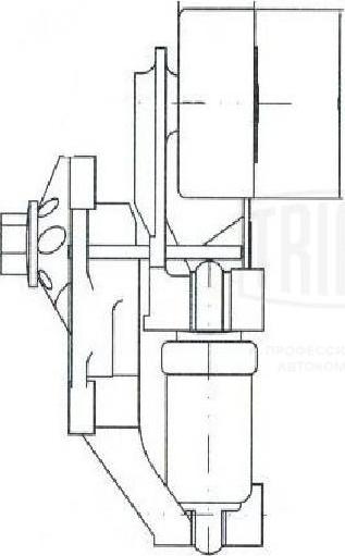 Trialli CM 5297 - Паразитний / провідний ролик, поліклиновий ремінь autozip.com.ua