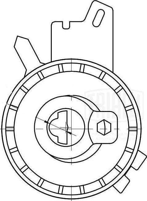 Trialli CM 6097 - Натяжний ролик, ремінь ГРМ autozip.com.ua