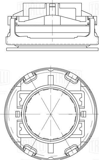 Trialli CT 1011 - Вичавний підшипник autozip.com.ua