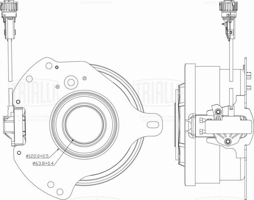 Trialli CT 120 - Центральний вимикач, система зчеплення autozip.com.ua